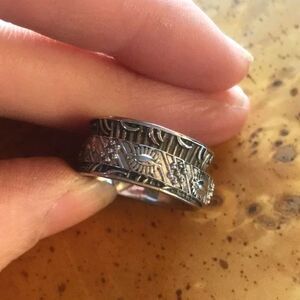 Sterling Silver Band Ring Size 5
